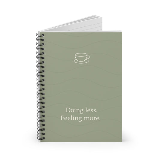 Doing less. Feeling more. – Slow Mornings Journal