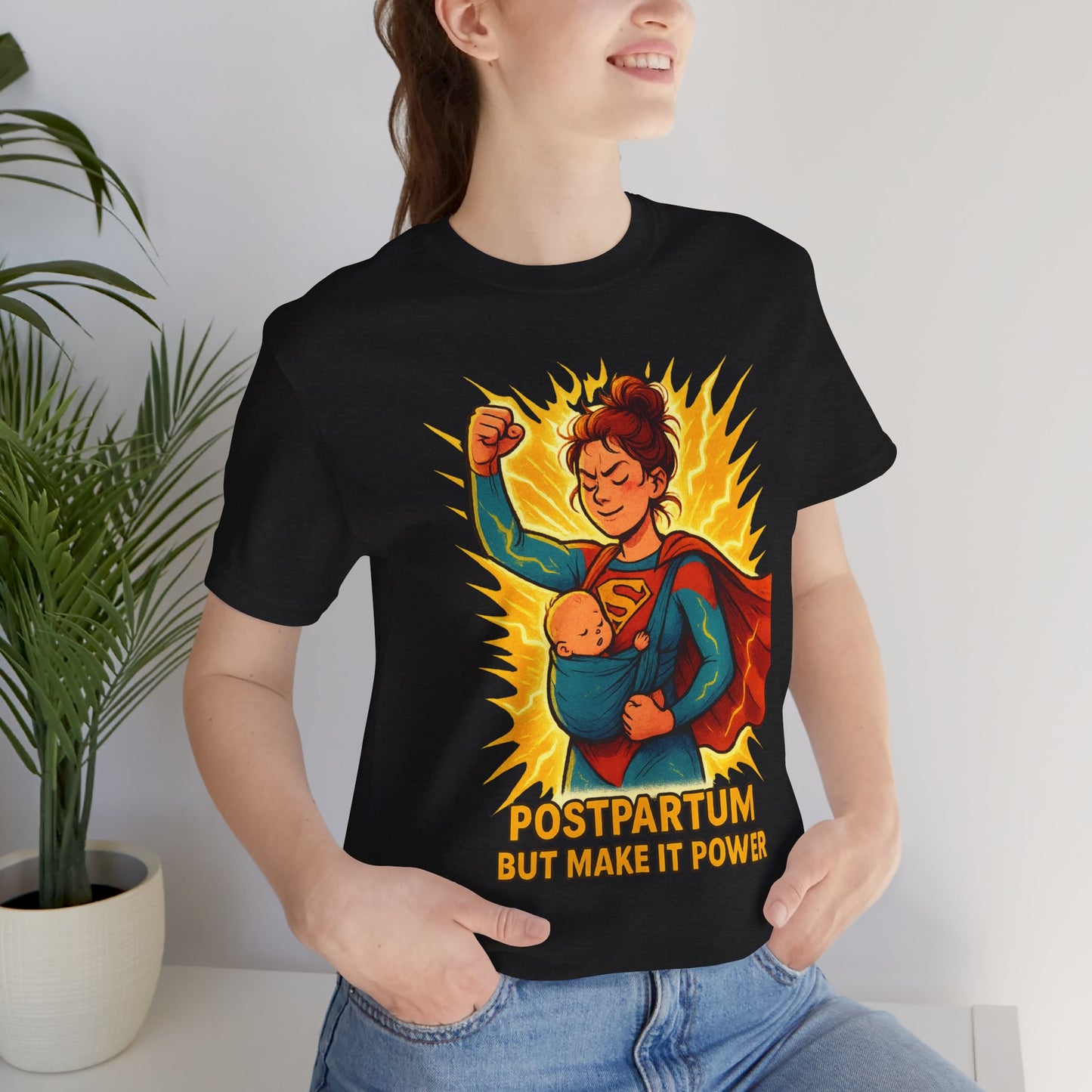 Postpartum Power Mode – Supermama Tee