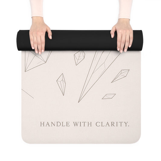 Handle With Clarity – Crystal Clarity Yoga Mat