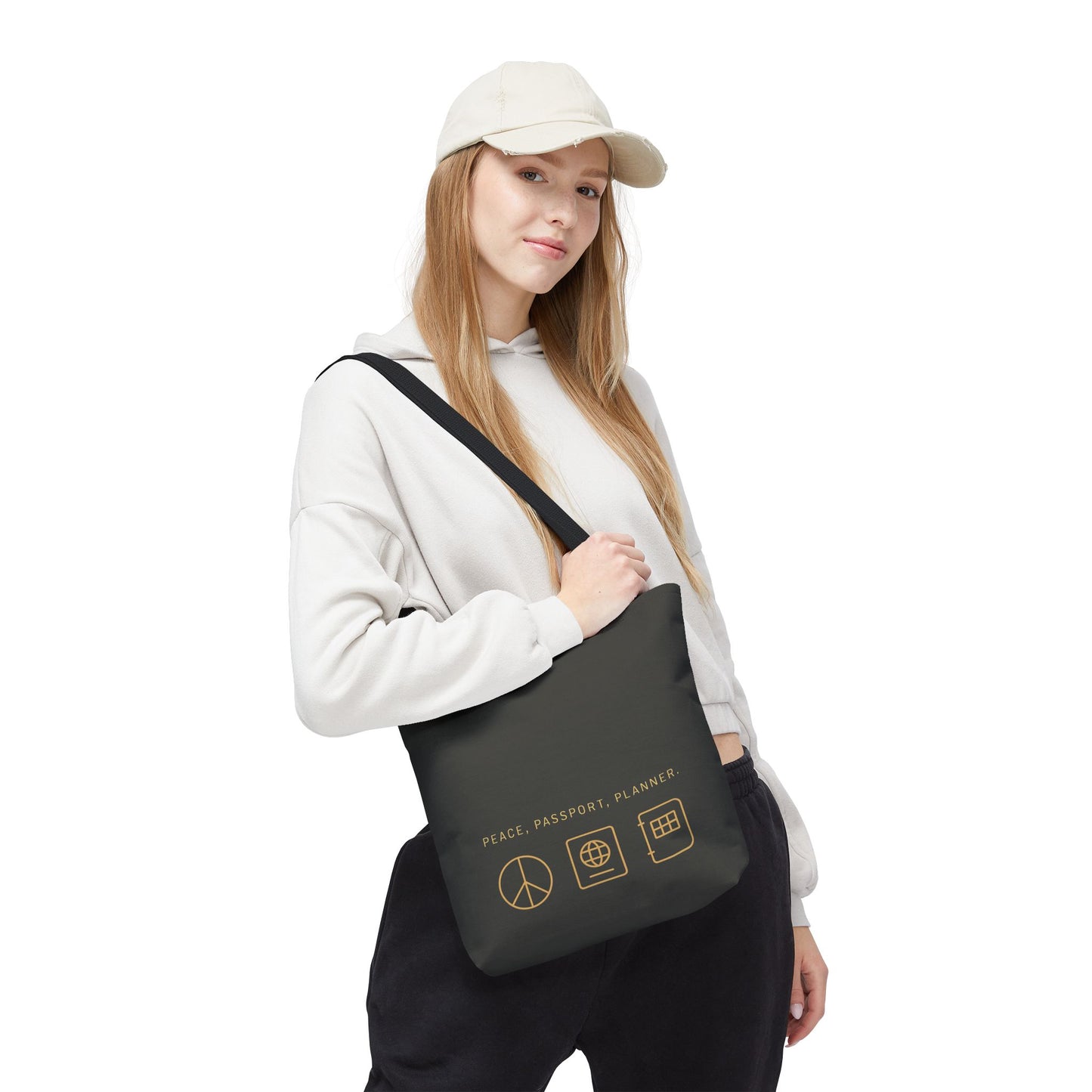 Peace Passport Planner Tote Bag