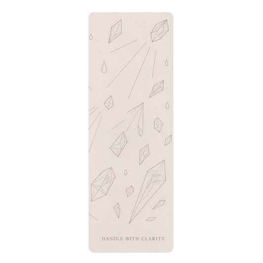 Handle With Clarity – Crystal Clarity Yoga Mat