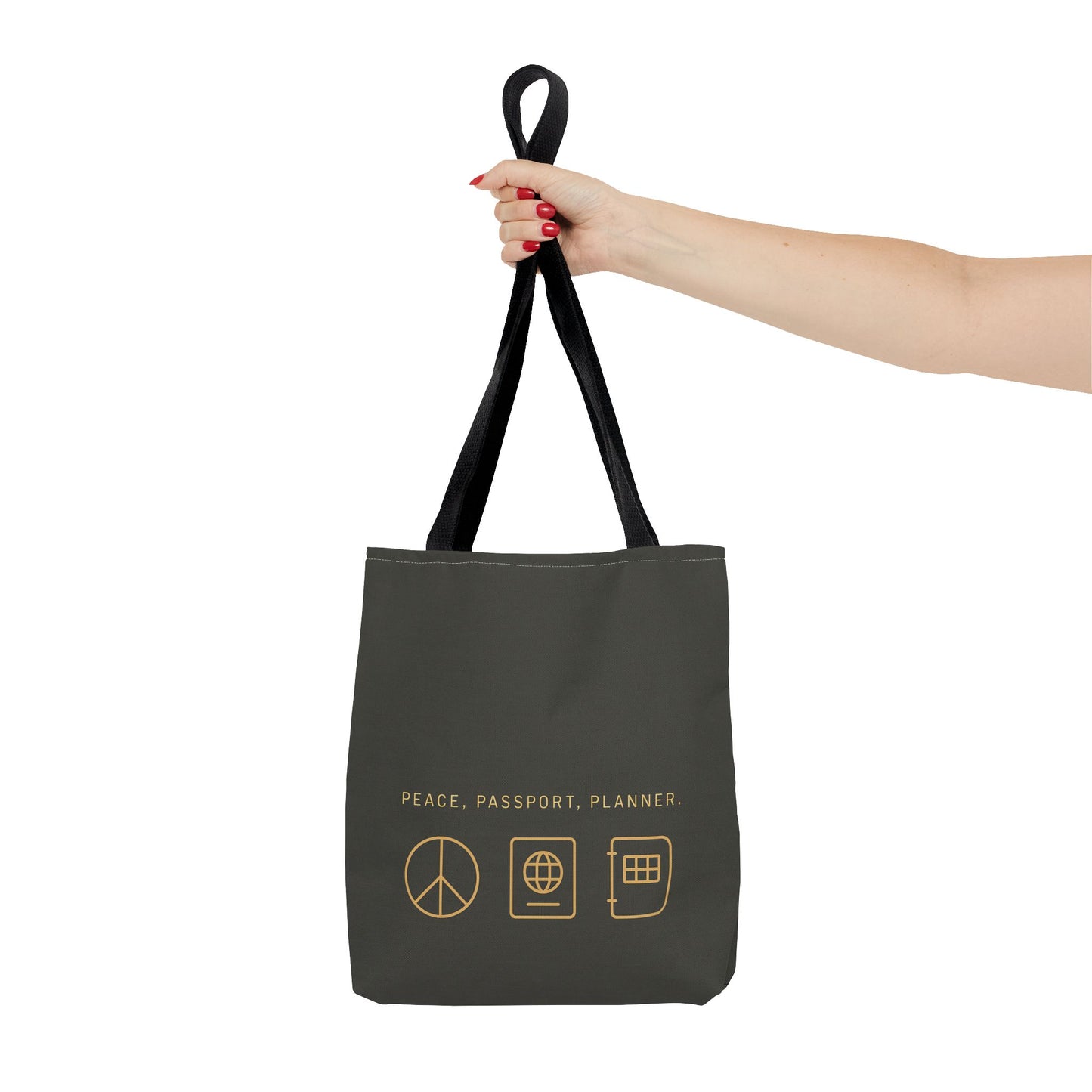 Peace Passport Planner Tote Bag