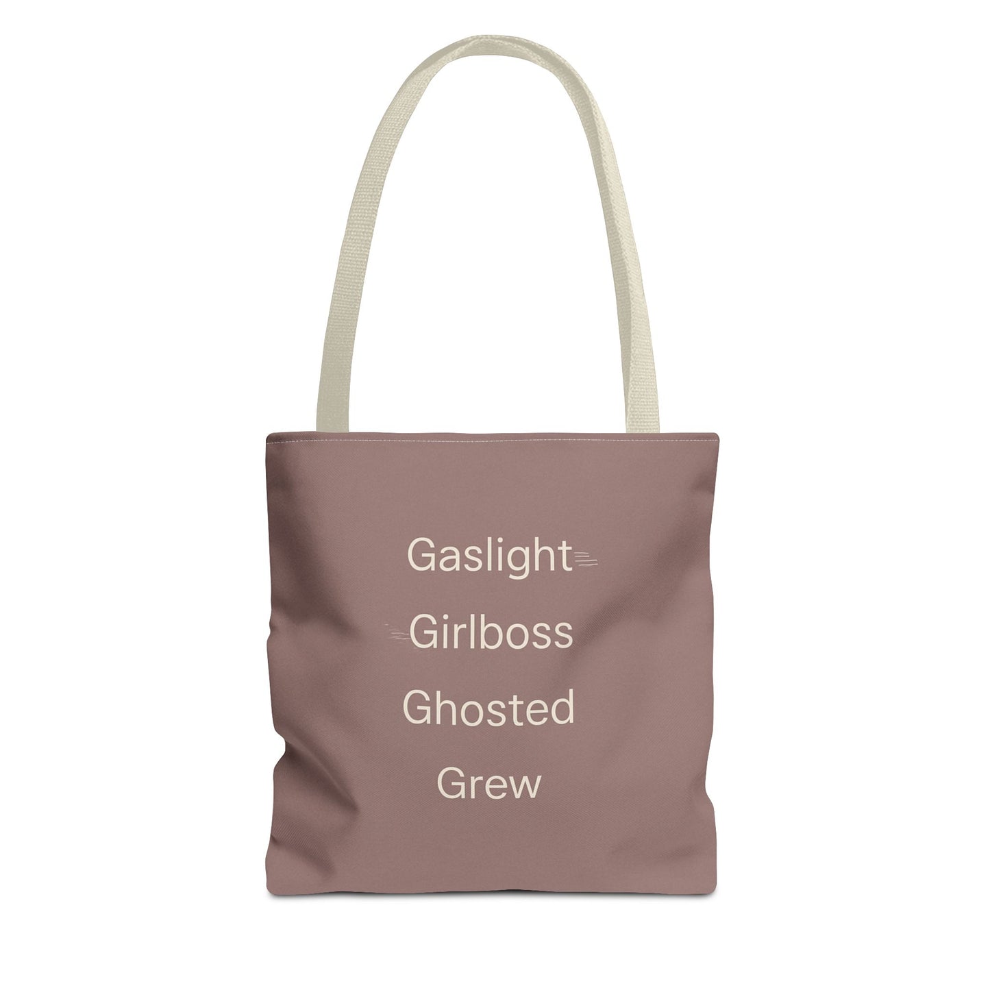 Gaslight. Girlboss. Ghosted. Grew. Empowerment Tote Bag | Trendy Eco-Friendly Carryall | Perfect Gift for Women | Everyday Use | Ideal for Shopping, Gym, Beach, and More
