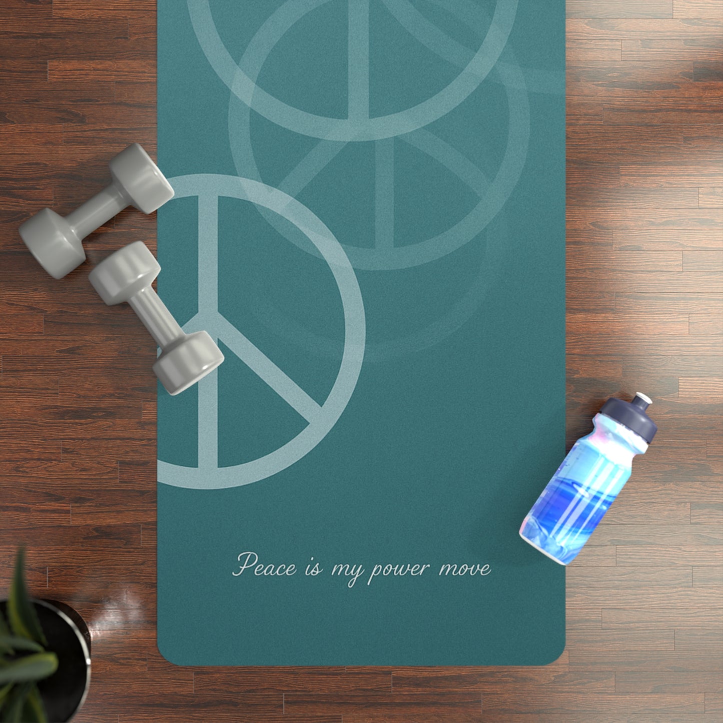 Peace Is My Power Move – Grounding Flow Yoga Mat