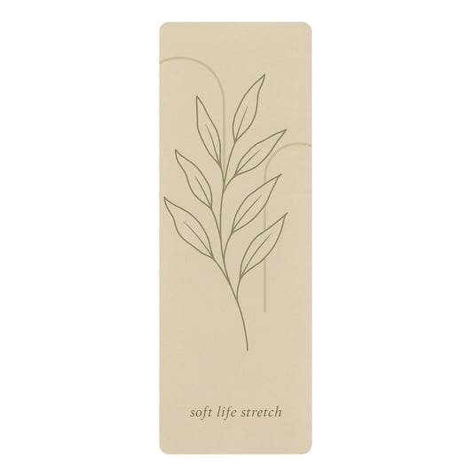 Soft Life Stretch Botanical Beige Yoga Mat