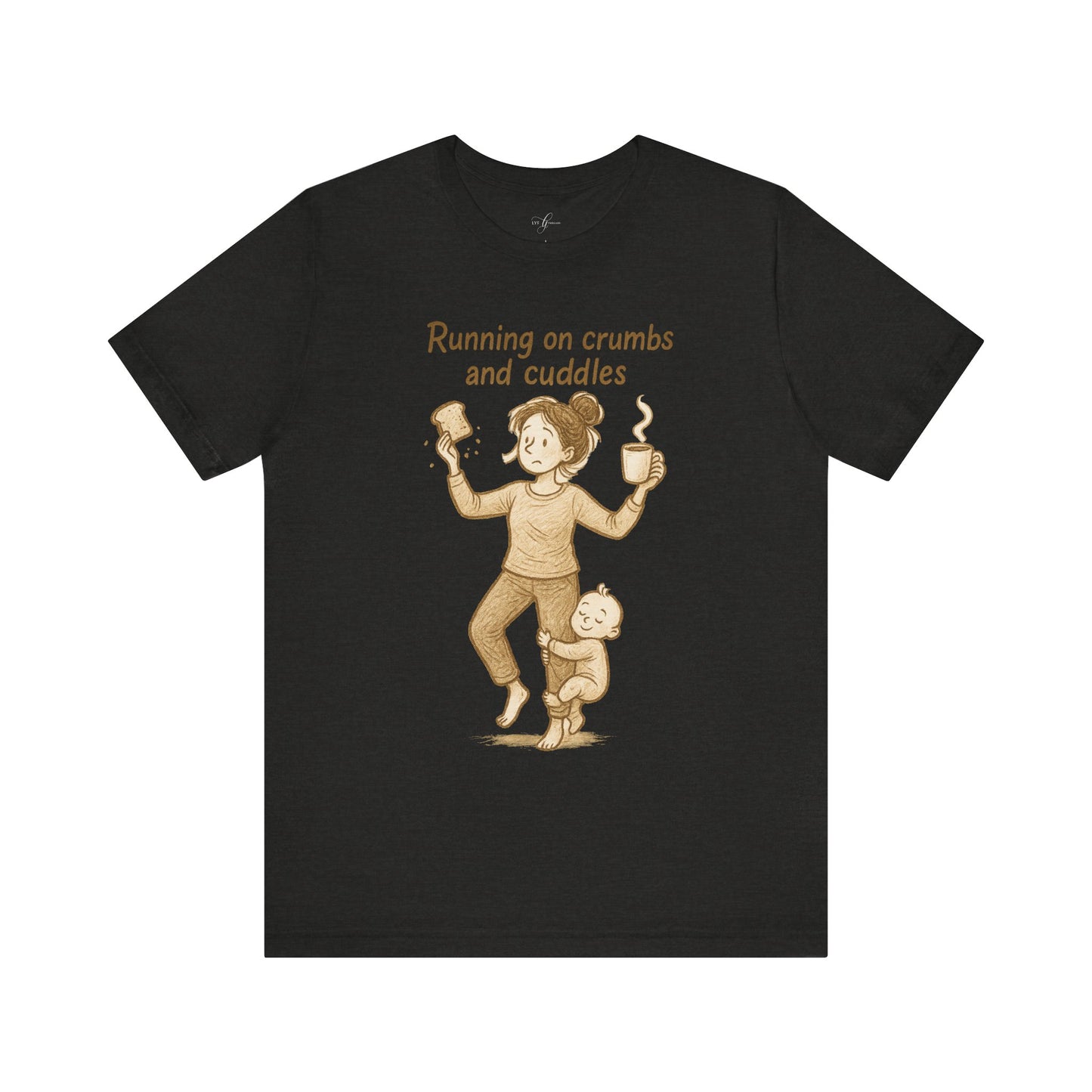 Running on Crumbs and Cuddles – Mama Survival Tee